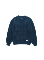 画像1: (セール価格お問い合わせ下さい。)wackomaria  / ワコマリア WAFFLE KNIT SWEATER (1)