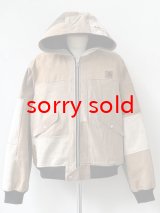 OLD PARK / HOODED FLIGHT JACKET DUCK L