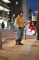 画像21: OLD PARK / HOODED FLIGHT JACKET DUCK L (21)