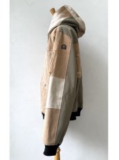 画像3: OLD PARK / HOODED FLIGHT JACKET DUCK L (3)
