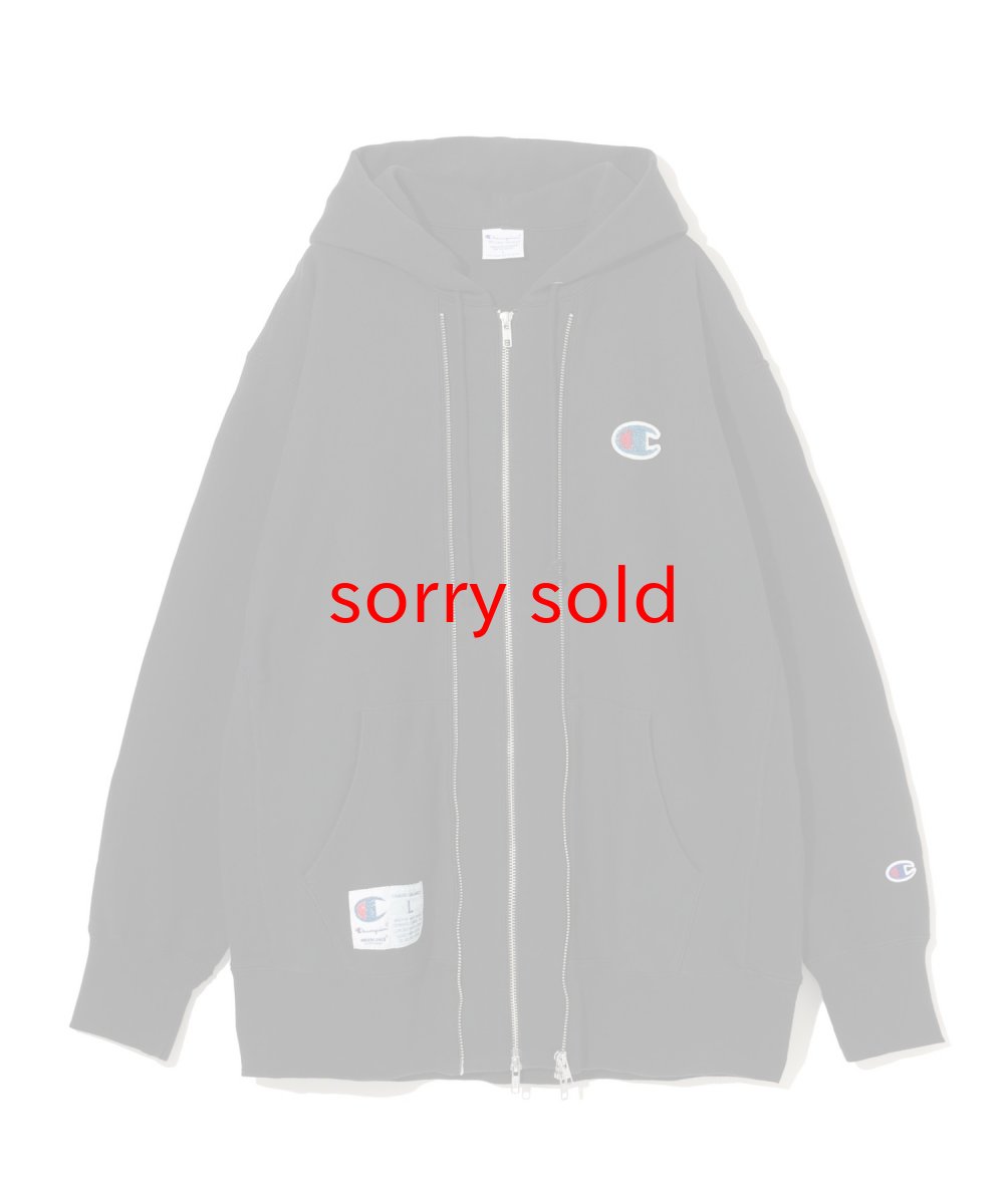 画像1: undercover/アンダーカバー Champion × UNDERCOVER REVERSE WEAVE COTTON SWEAT ZIP HOODIE (1)
