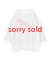 undercover/アンダーカバー Champion × UNDERCOVER COTTON SWEAT PULL OVER CUT OFF SLEEVE