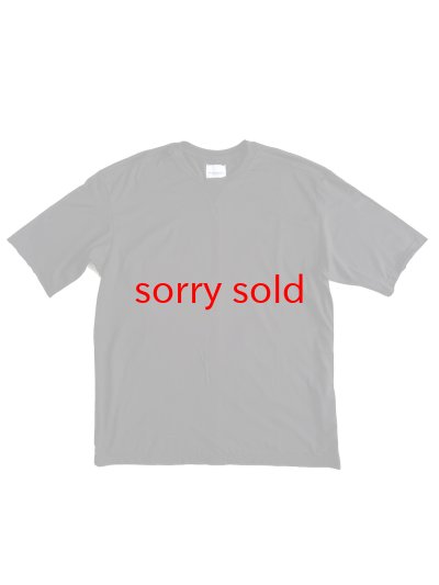 画像1: TAKAHIROMIYASHITATheSoloist / ソロイスト oversized crew neck s/s tee.