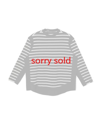 画像1: n.hoolywood / エヌハリウッド BORDER LONG SLEEVE T-SHIRT