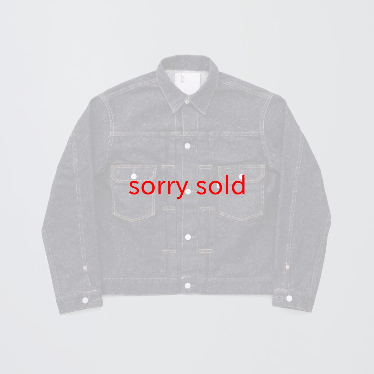 画像1: New Manual #006 LV 2ND T-BACK JACKET ONE-WASHED  (1)