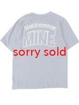 MINE / マイン MINE×blackmeans #03 S/S