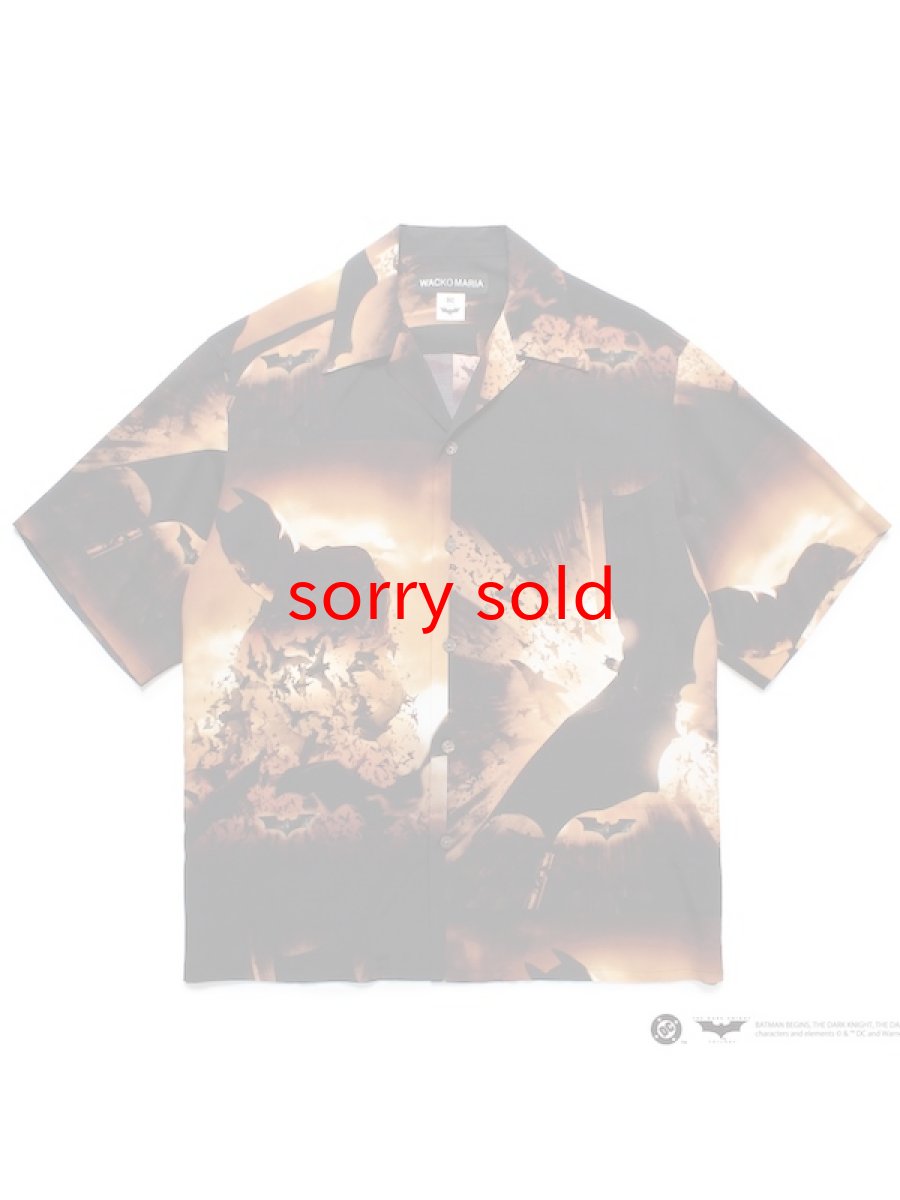 画像1: wackomaria  / ワコマリア THE DARK KNIGHT TRILOGY / S/S HAWAIIAN SHIRT ( TYPE-1 ) (1)