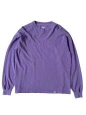 画像1: MINE / マイン Pigment Dye L/S "PD GENTIAN VIOLET" (1)