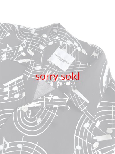画像3: TAKAHIROMIYASHITATheSoloist / ソロイスト hawaiian shirt.(music note)