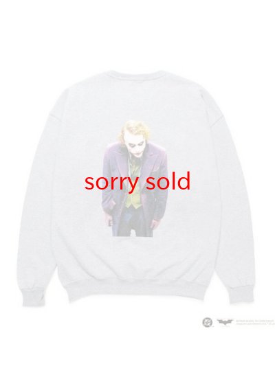 画像1: (セール価格お問い合わせ下さい。)wackomaria  / ワコマリア THE DARK KNIGHT TRILOGY / CREW NECK SWEAT SHIRT ( TYPE-5 )