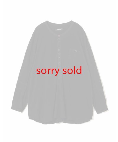 画像1: undercover/アンダーカバー henley neck cut and sew