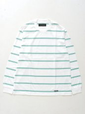 画像1: wackomaria  / ワコマリア STRIPED CREW NECK LONG SLEEVE T-SHIRT ( TYPE-1 ) (1)