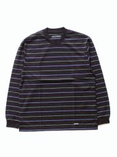 画像1: wackomaria  / ワコマリア STRIPED CREW NECK LONG SLEEVE T-SHIRT ( TYPE-2 ) (1)