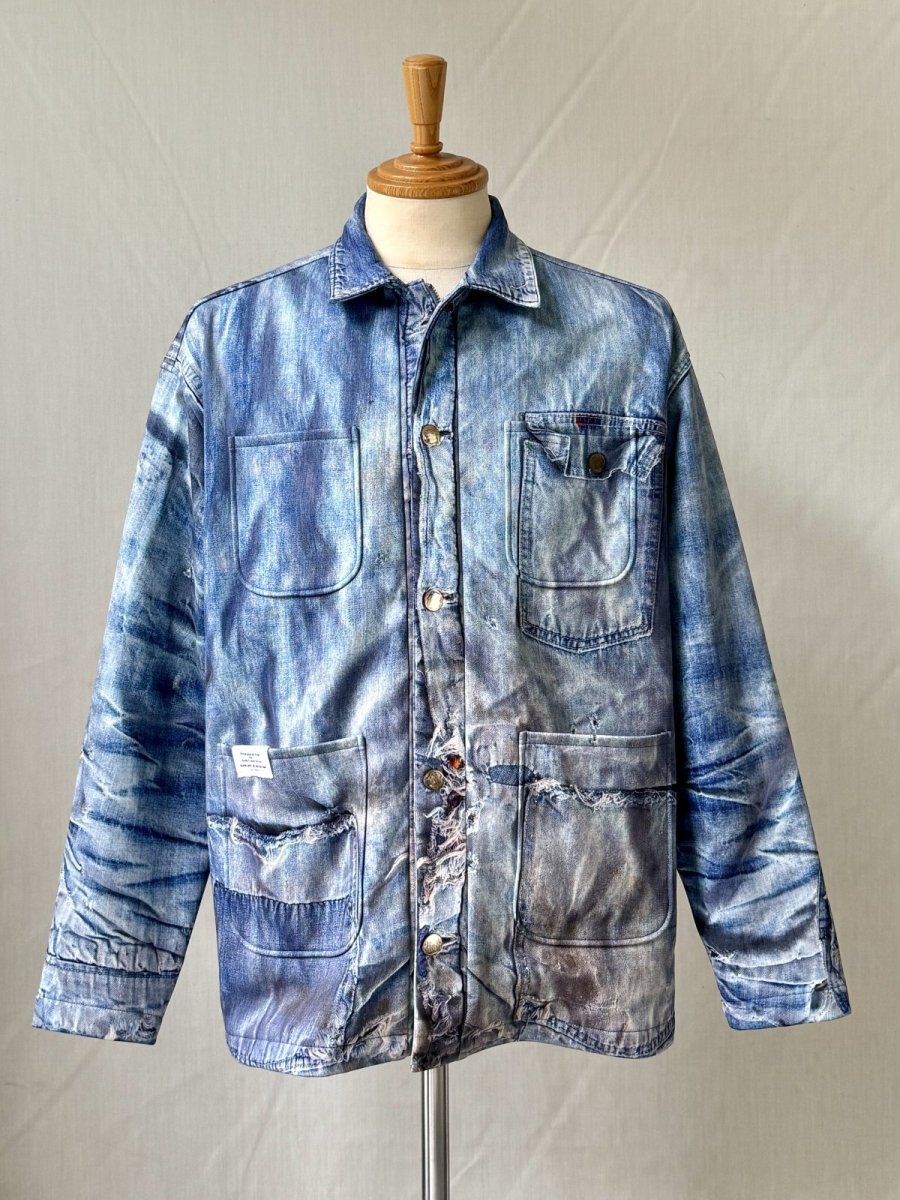 画像1: TALKING ABOUT THE ABSTRACTION / DENIM PRINT COVER ALL (1)