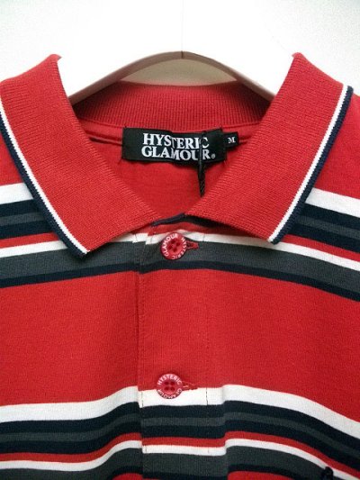 画像3: sale 80%off hystericglamour / ヒステリックグラマー woman on skull border polo.