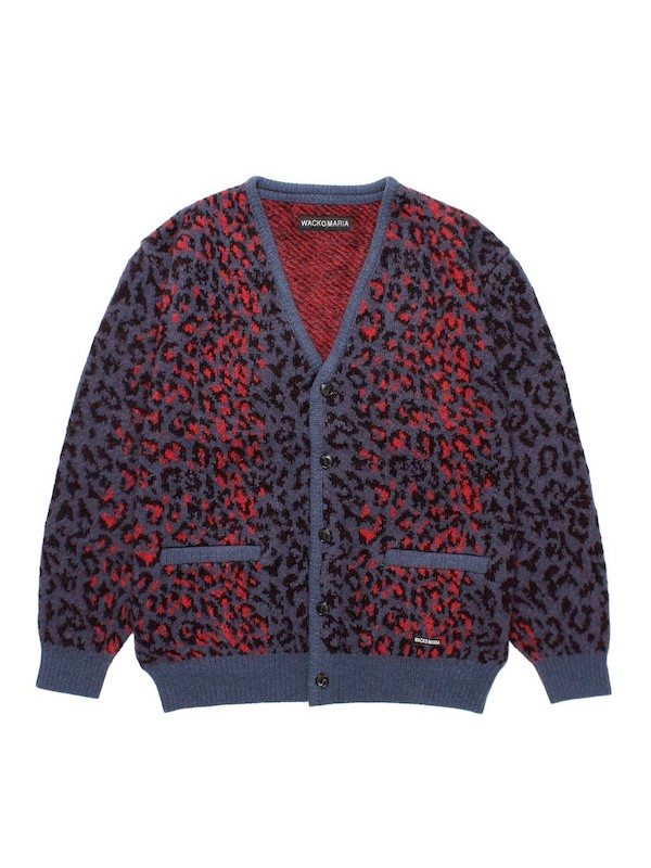 画像1: wackomaria  / ワコマリア LEOPARD MOHAIR CARDIGAN (1)