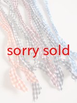 画像: sale 60%off undercover / アンダーカバー 5pcs gingham check choker.