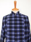 画像2: sale n.hoolywood / エヌハリウッド ombre check starched bosom shirt.