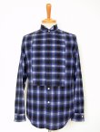 画像1: sale n.hoolywood / エヌハリウッド ombre check starched bosom shirt.