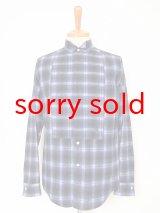 画像: sale n.hoolywood / エヌハリウッド ombre check starched bosom shirt.