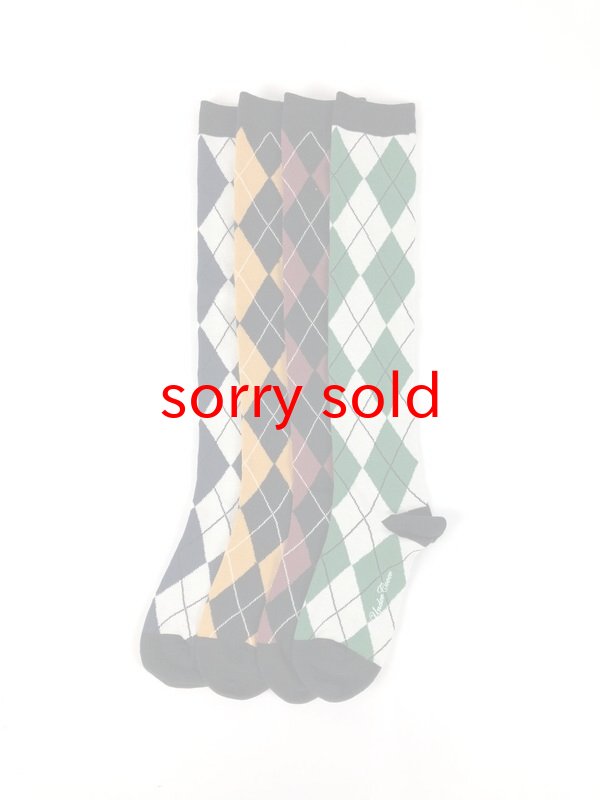 画像1: sale undercover/アンダーカバー argyle hi socks