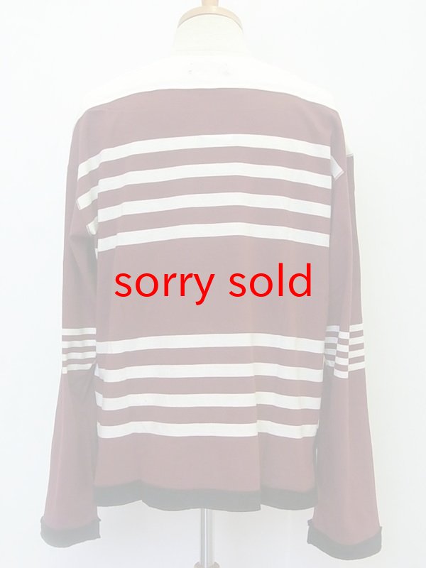 画像3: sale undercover/アンダーカバー border l/s cut and sewn