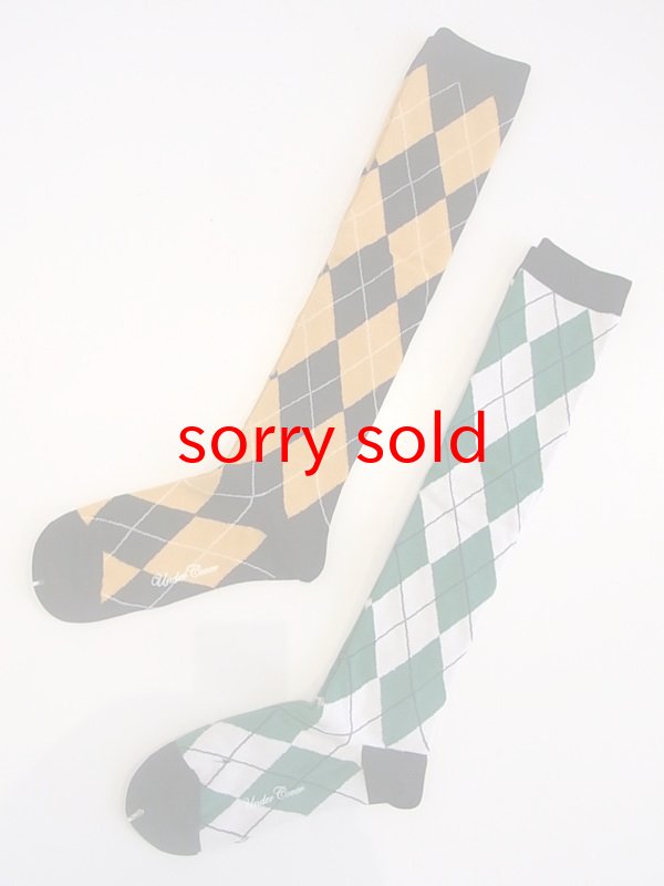 画像2: sale undercover/アンダーカバー argyle hi socks
