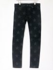 画像1: sale TAKAHIROMIYASHITATheSoloist / ソロイスト star patterned stretch slim tapered 6 pocket jean.