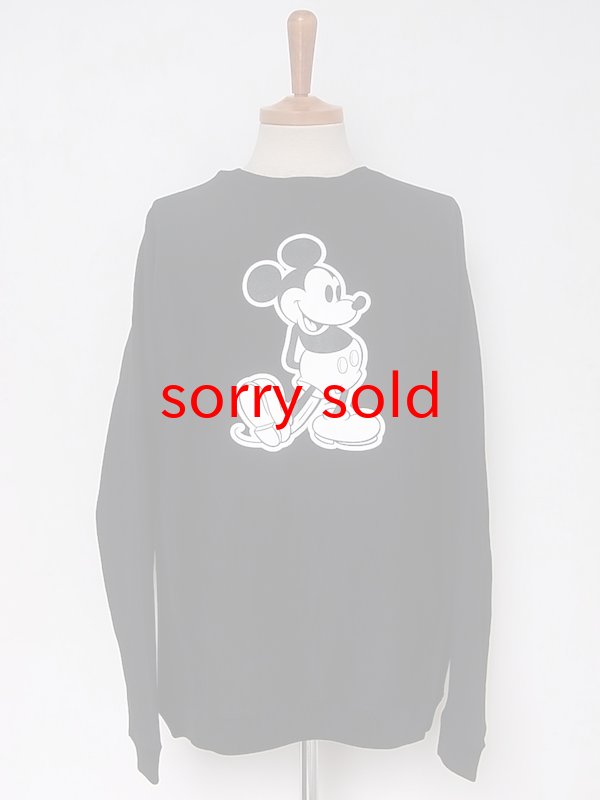 画像1: TAKAHIROMIYASHITATheSoloist / ソロイスト oversized mickey mouse crew neck.