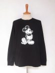 画像1: sale TAKAHIROMIYASHITATheSoloist / ソロイスト Mickey Mouse crew neck l/s tee