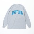 画像2: tacoma fuji records / HAPPY HOUR COLLEGE LOGO LS SHIRT designed by Shuntaro Watanabe