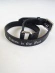 画像1: sale undercover/アンダーカバー leather belt Future is the Past 