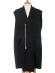 画像1: TAKAHIROMIYASHITATheSoloist / ソロイスト sleeveless notched lapel doctor jacket.