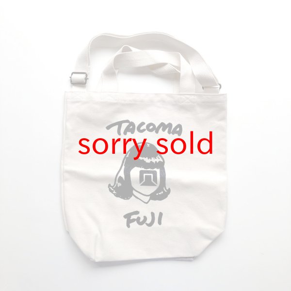 画像1: tacoma fuji records / TACOMA FUJI HANDWRITING LOGO TOTE BAG