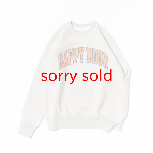 画像1: tacoma fuji records / happy hour sweat shirt.