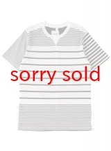 画像: sale TAKAHIROMIYASHITATheSoloist / ソロイスト crew neck s/s multi striped tee.