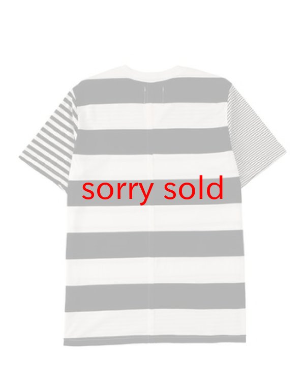 画像3: sale TAKAHIROMIYASHITATheSoloist / ソロイスト crew neck s/s multi striped tee.