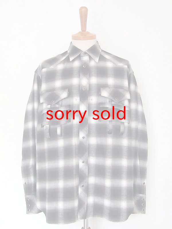 画像1: TAKAHIROMIYASHITATheSoloist / ソロイスト side back zip - not western shirt?