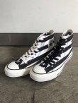 画像1: sale converse addict / コンバースアディクト chuck taylor material hi  black/white