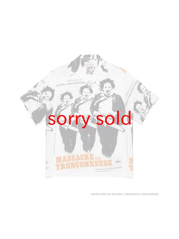 画像1: wackomaria  / ワコマリア THE TEXAS CHAINSAW MASSACRE / S/S HAWAIIAN SHIRT (TYPE-3)