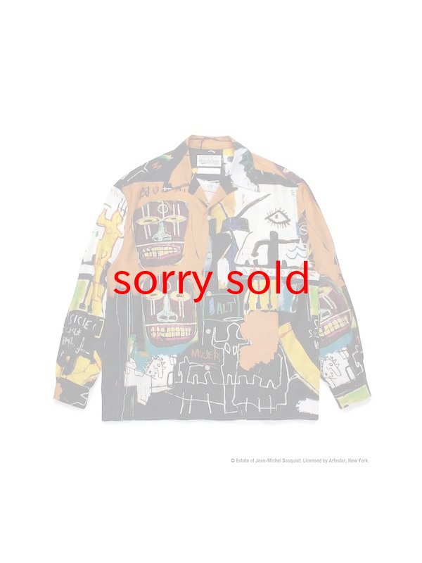 画像1: wackomaria  / ワコマリア JEAN-MICHEL BASQUIAT / HAWAIIAN SHIRT L/S ( TYPE-2 )