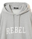 画像9: undercover/アンダーカバー cut off hoodie rebel patch