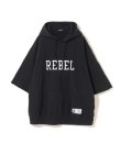 画像1: undercover/アンダーカバー cut off hoodie rebel patch