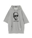 画像1: undercover/アンダーカバー cut off hoodie kurosawa