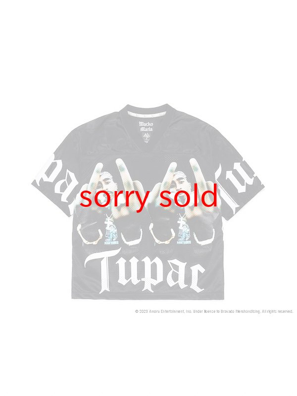 画像1: wackomaria  / ワコマリア TUPAC / FOOT BALL SHIRT