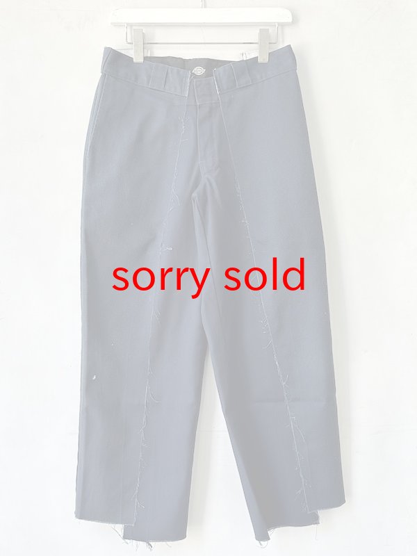 画像1: OLD PARK / BAGGY WORK PANTS