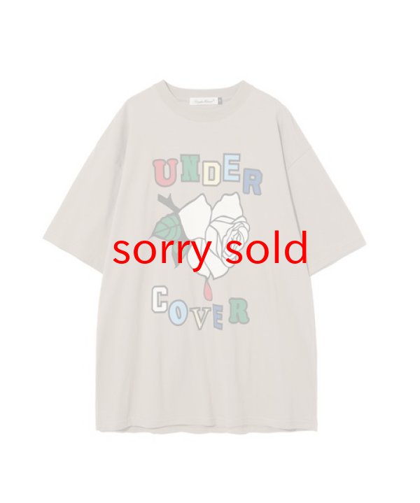 画像1: undercover/アンダーカバー rose undercover tee