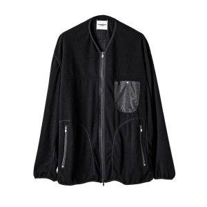 画像: TAKAHIROMIYASHITATheSoloist / ソロイスト back gusset sleeve full zip fleece jacket.(solid)