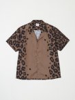 画像1: BUENA VISTA/ブエナビスタ  Leopard bowling shirt 