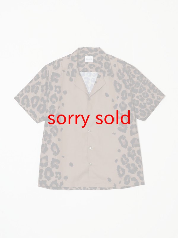 画像1: BUENA VISTA/ブエナビスタ  Leopard bowling shirt 